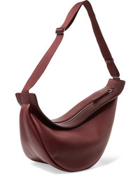 The Row Slouchy Banana Large Textured Leather Shoulder Bag