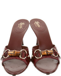 Gucci Bamboo Slide Sandals