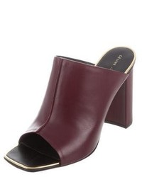 Celine Cline Leather Slide Sandals