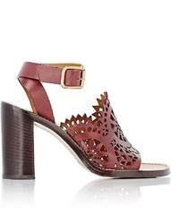 Chloé Lucy Cutout Leather Sandals
