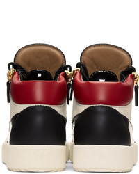 Giuseppe Zanotti Tricolor May London High Top Sneakers