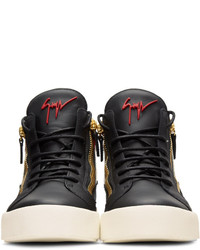 Giuseppe Zanotti Tricolor May London High Top Sneakers