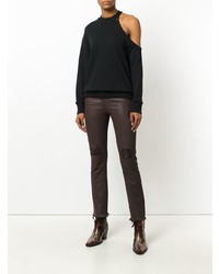 Marcelo Burlon County of Milan Overdyed Distressed Skinny Jeans