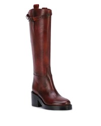 Ann Demeulemeester Burnished Riding Boots