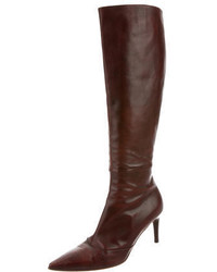 Gucci Distressed Knee High Boots