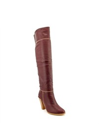 Gomax Prima Donna 01 Burgundy Fashion Knee High Boots