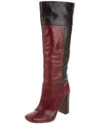 Tory Burch Leather Knee High Boots
