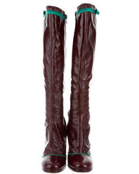 Marc Jacobs Patent Leather Knee High Boots