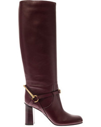 Gucci Tess Horsebit Leather Boots
