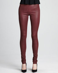 Theory Piall Leather Leggings
