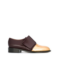 Marni Contrasting Toe Cap Loafers