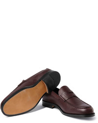 Tod's Full Grain Leather Penny Loafers