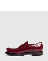 Gucci Shiny Leather Penny Loafer