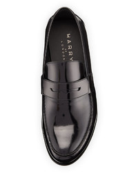 Harry's of London Harrys Of London James Gloss Calf Leather Penny Loafer