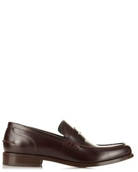 Lanvin High Shine Leather Loafers