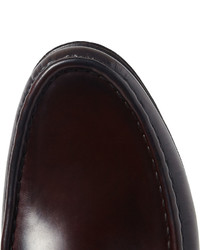 Brioni Leopold Polished Leather Loafers