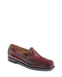 G.H. Bass & Co. Logan Leather Penny Loafer In Wine At Nordstrom