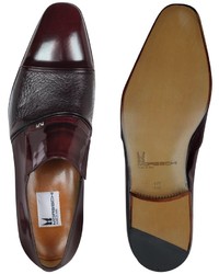 Moreschi Lugano Burgundy Leather Loafer