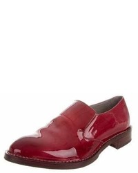 Brunello Cucinelli Patent Leather Round Toe Loafers W Tags