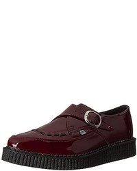T.U.K. Unisex Monk Point Creeper Patent Leather Fashion Loafers