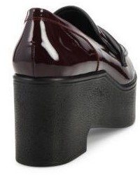 Robert Clergerie Xocole Patent Leather Platform Loafers