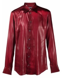 Dolce & Gabbana Long Sleeve Silk Shirt