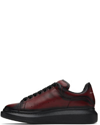 Alexander McQueen Black Red Oversized Sneakers