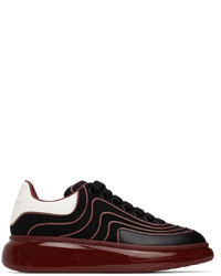 Alexander McQueen Black Red Oversized Sneakers