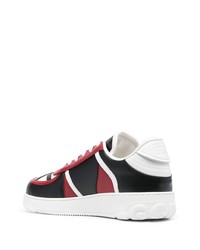Gcds Colour Block Leather Sneakers