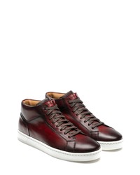 Magnanni Cotto Mid Sneaker In Red At Nordstrom