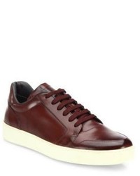 To Boot New York Low Top Leather Sneakers