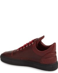 Filling Pieces Perforated Patch Low Top Sneaker
