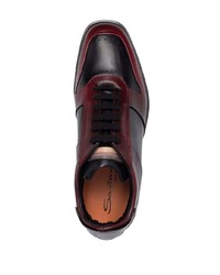 Santoni Two Tone Leather Oxford Shoes