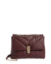 Ted Baker London Ayahlin Quilted Leather Crossbody Bag In Deep Purple At Nordstrom