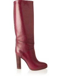 Chloé Leather Knee Boots