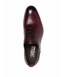 Salvatore Ferragamo Gancini Leather Oxfords