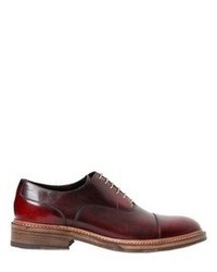 Hand Painted Leather Oxford Shoes