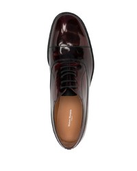 Maison Margiela Lace Up Leather Oxford Shoes