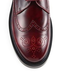 Tod's Leather Brogue Lace Up Oxfords