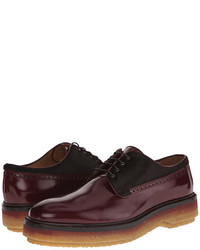 Etro Runway Leather And Pony Hair Oxford