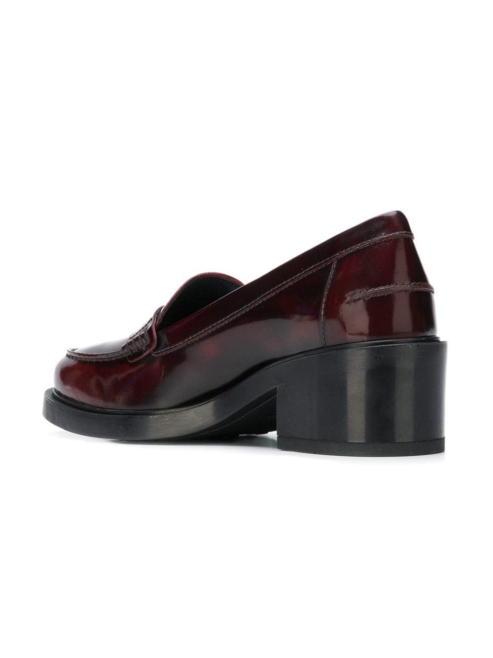 Tod's Mid Heel Penny Loafers, $433 | farfetch.com | Lookastic