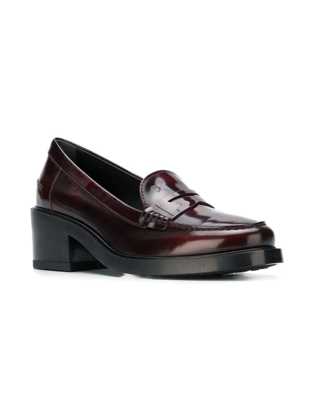 Tods Mid Heel Penny Loafers 433 Lookastic 1187