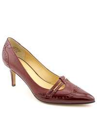 Circa Joan & David Adrine Burgundy Pumps Heels Shoes