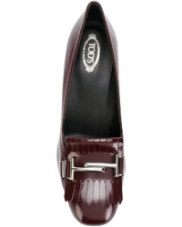Tod's Double T Fringed Pumps