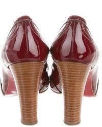 Christian Louboutin Patent Leather Oxford Pumps