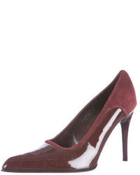 Tod's Patent Leather Pointed Toe Pumps