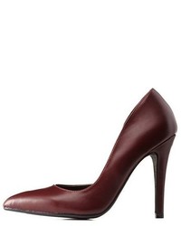 Charlotte Russe Pointed Toe Dorsay Pumps