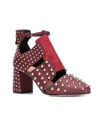 RED Valentino Red Metal Dot Ankle Pumps