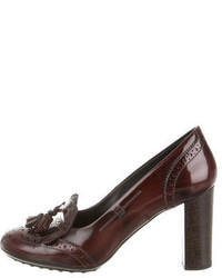 Tod's Round Toe Oxford Pumps