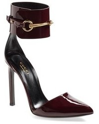 Gucci Ursula Ankle Cuff Pointy Toe Pump